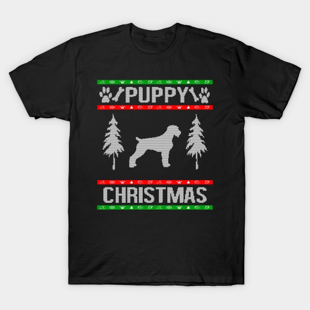 German Wirehaired Pointer Ugly Christmas Sweater Design Puppy Dog Lover Breed T-Shirt by familycuteycom